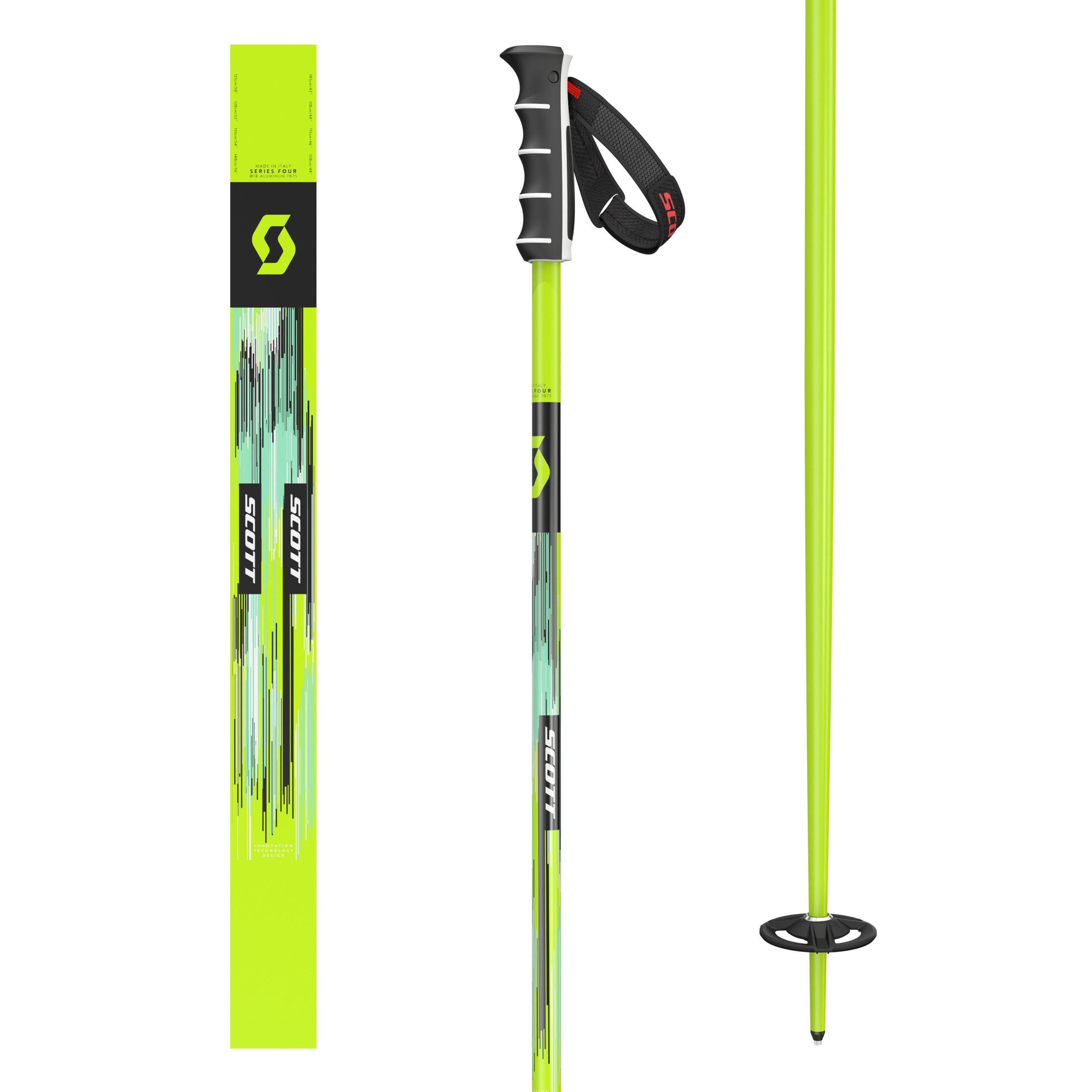 Scott Team Issue SRS Senior Ski Poles 2025