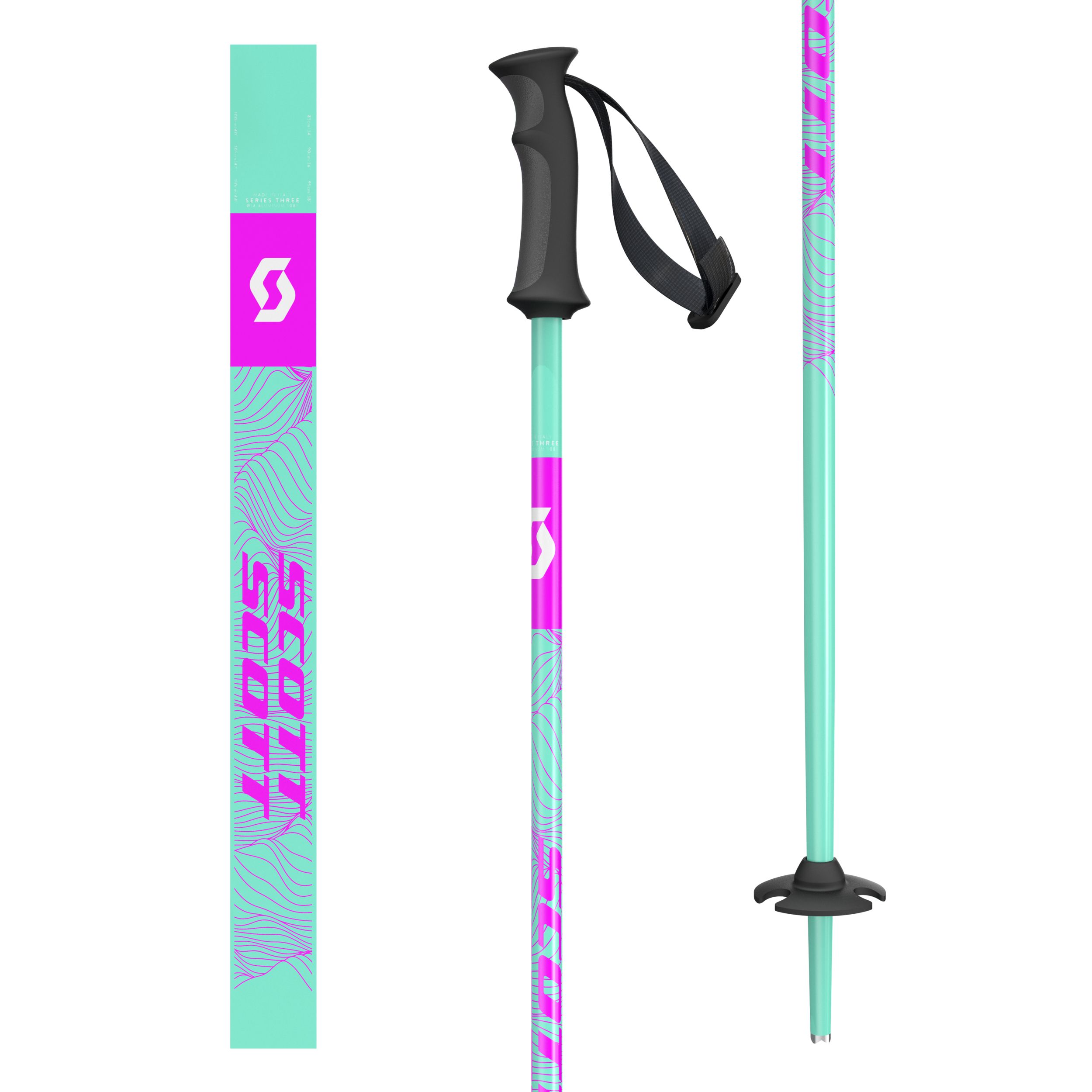 Scott Element Junior Ski Poles 2025