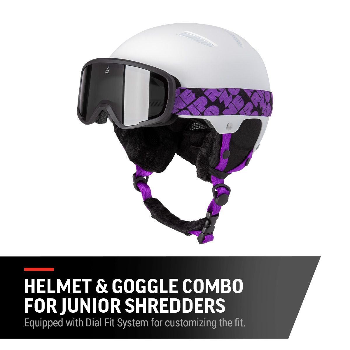 Ripzone Ace Kids Ski & Snowboard Helmet & Goggles Combo 2024