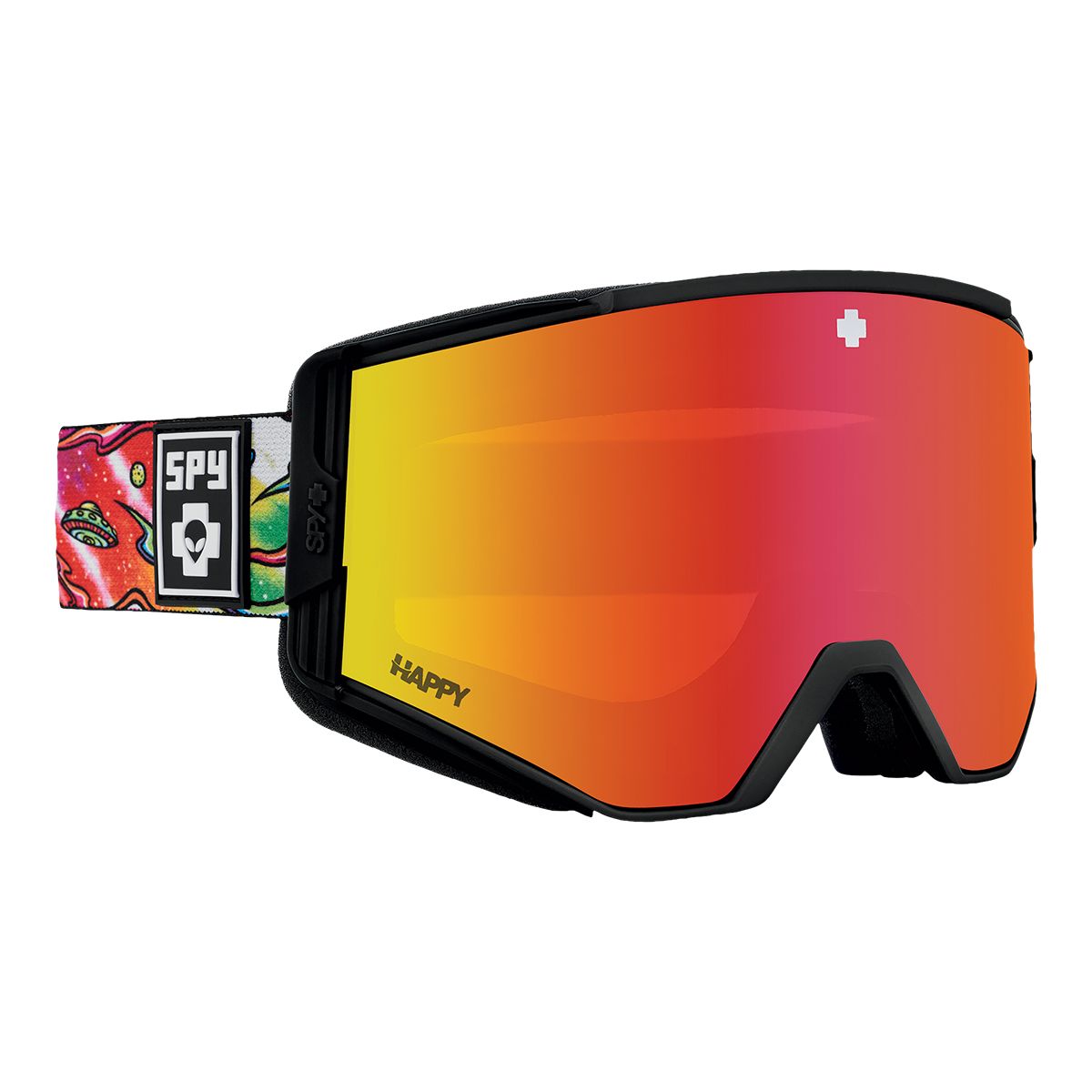 Spy Ace Cosmic Attack Ski & Snowboard Goggles 2021/22 Bronze with Red Spectra Mirror Lens