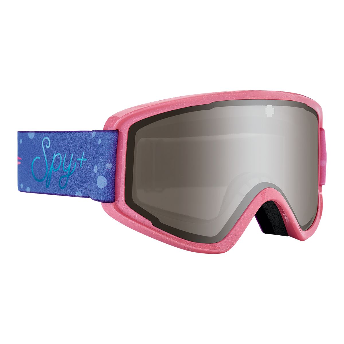 Spy Crusher Elite Junior Ski & Snowboard Goggles 2021/22 Bronze with Silver Spectra Mirror Lens Front_Three_Fourths_Angled_Right