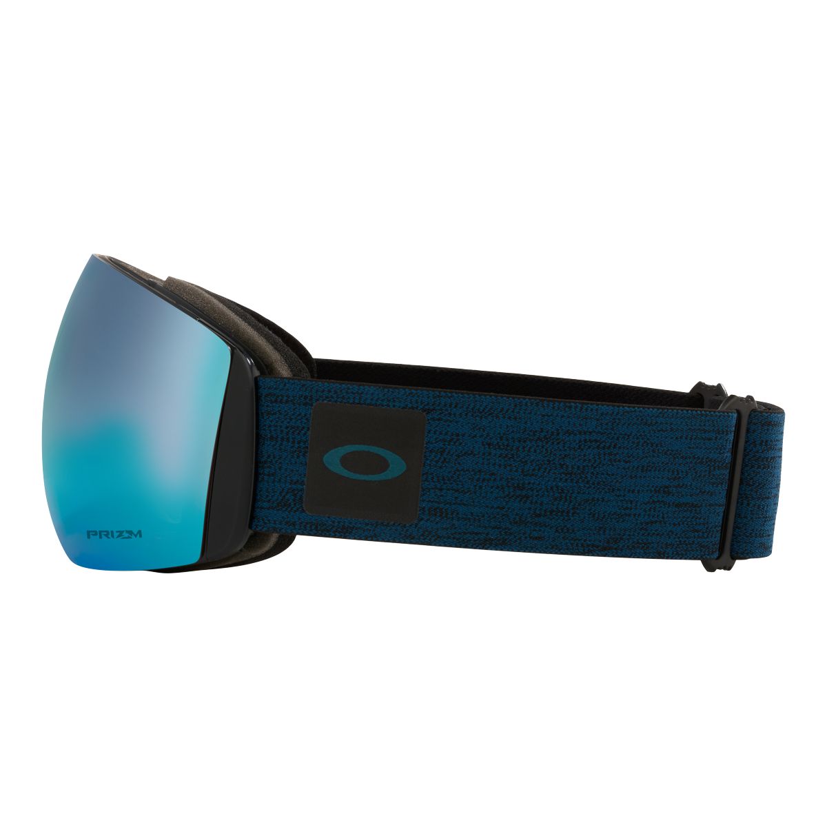 Oakley Flight Deck Ski & Snowboard Goggles 2023 Blue with Poseidon Haze Lens Side_Left