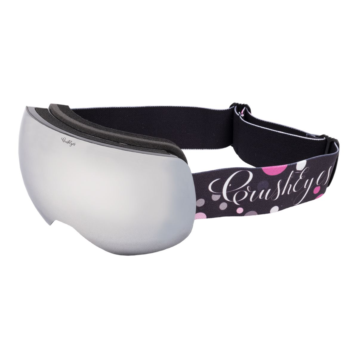 Crusheyes Women's Montagne Ski & Snowboard Goggles 2023 Front_Three_Fourths_Angled_Left