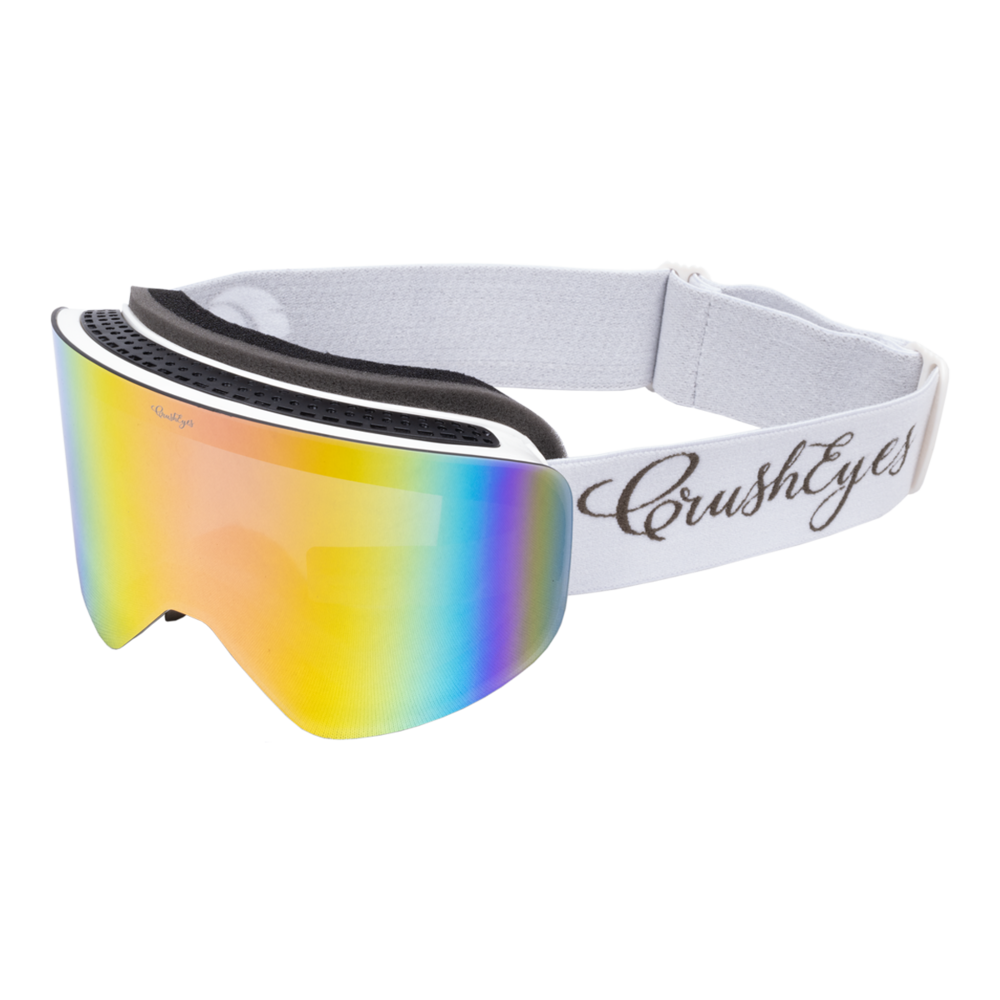 Crusheyes Stylus Women's Ski & Snowboard Goggles 2023 Black with Pink Lens