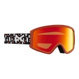 Anon Tracker 2.0 Junior Ski & Snowboard Goggles 2023 Trees Red with Lens Front_Three_Fourths_Angled_Right