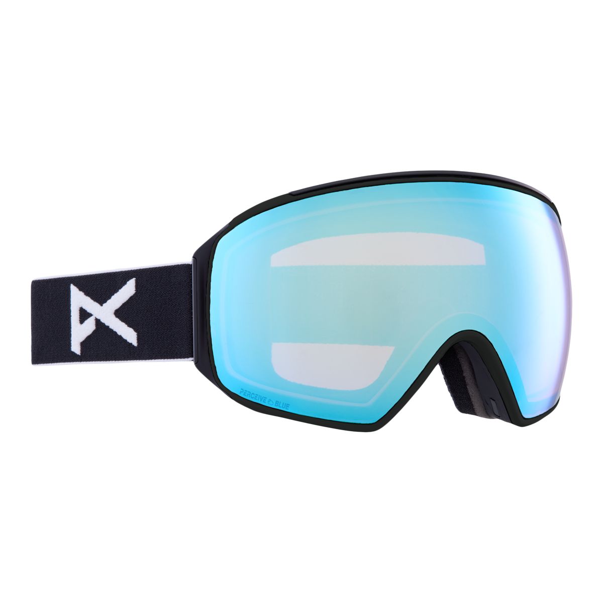 Anon M4 Toric MFI Ski & Snowboard Goggles 2023 Black with Perceive Blue Lens