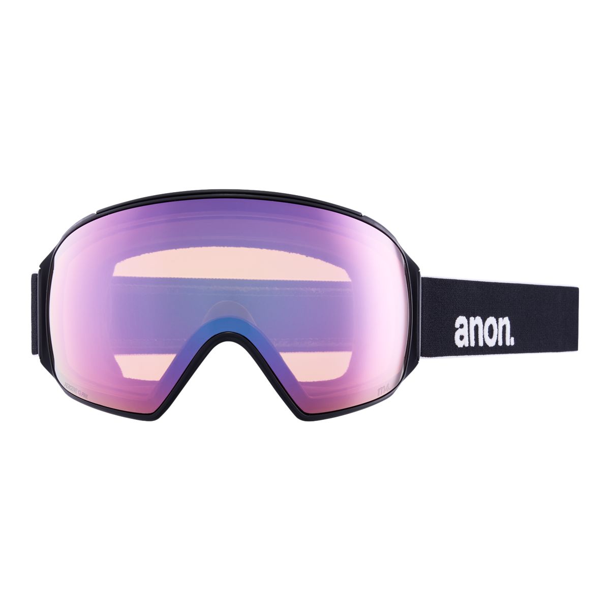 Anon M4 Toric MFI Ski & Snowboard Goggles 2023 Black with Perceive Blue Lens Front_Flat