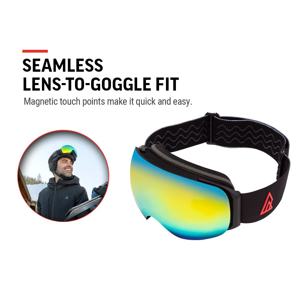 Ripzone Vertex Men's Ski & Snowboard Goggles 2024 Composite_or_Mixed