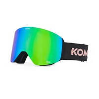 Kombi React Magnetic L Men's Ski & Snowboard Goggles 2024 Black Front_Three_Fourths_Angled_Left