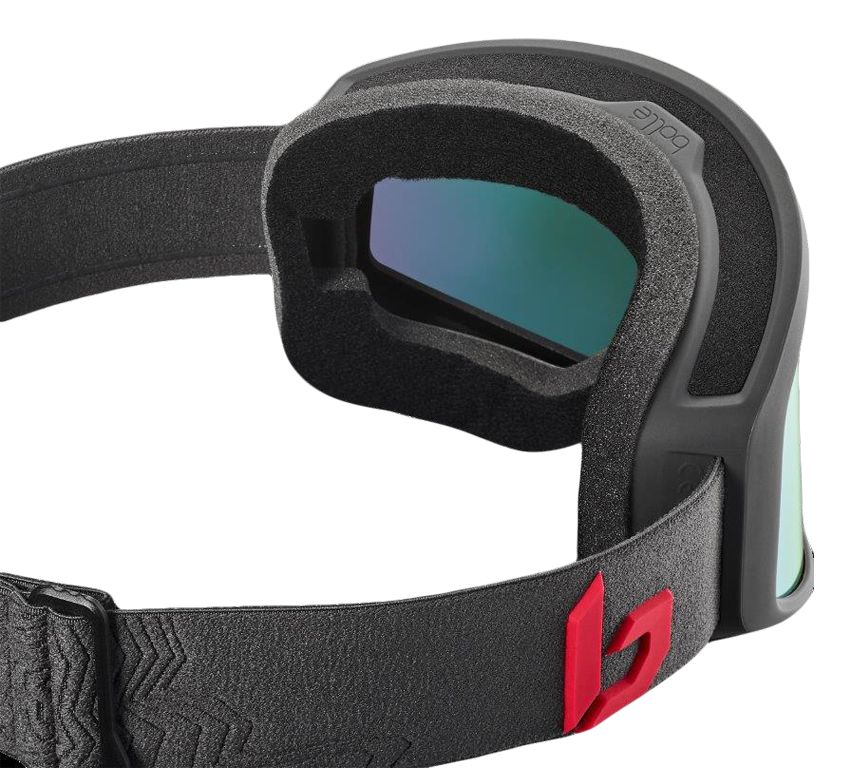 Bolle Cascade Ski & Snowboard Goggles 2023/24 Titanium with Sunrise Lens CloseUp