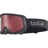 Bolle Bedrock Ski & Snowboard Goggles 2023/24 Black with Vermillion Lens Front_Three_Fourths_Angled_Left