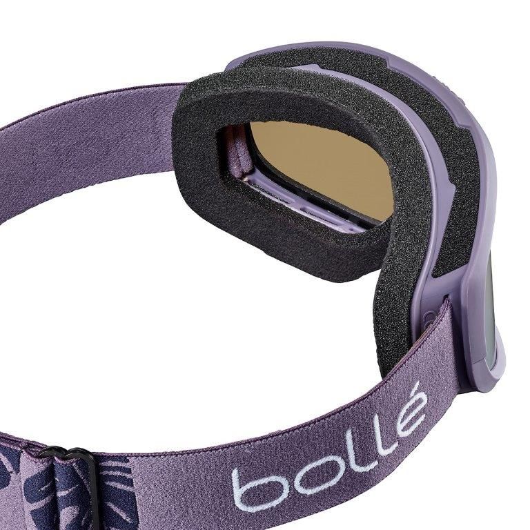 Bolle Sierra Women's Ski & Snowboard Goggles 2023/24 Plum with Black Chrome Lens CloseUp