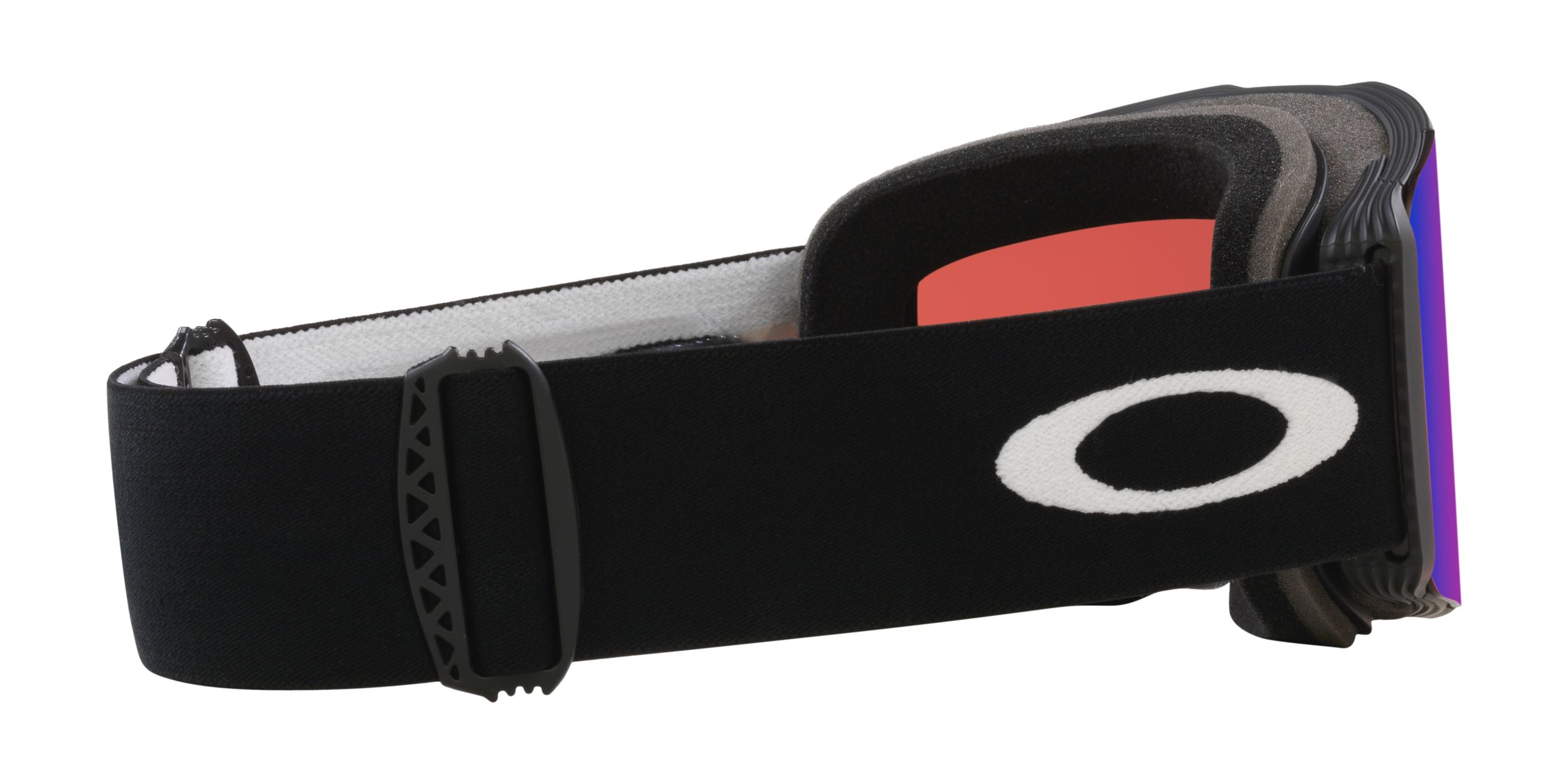 Oakley Line Miner™ Pro L Ski & Snowboard Goggles 2024 Black with Argon & Iced Iridium Lens Back_Angled_Right