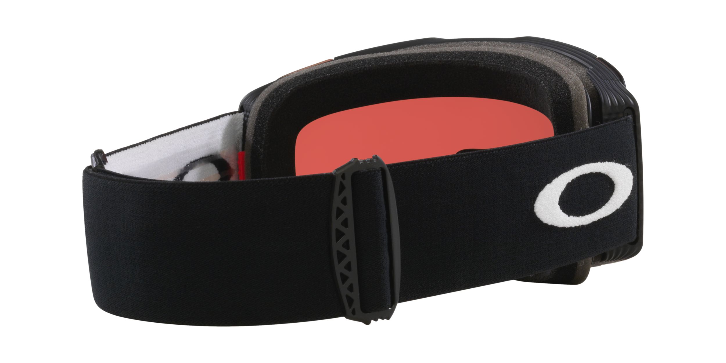 Oakley Line Miner™ Pro L Ski & Snowboard Goggles 2024 Black with Argon & Iced Iridium Lens Back_Angled_Right