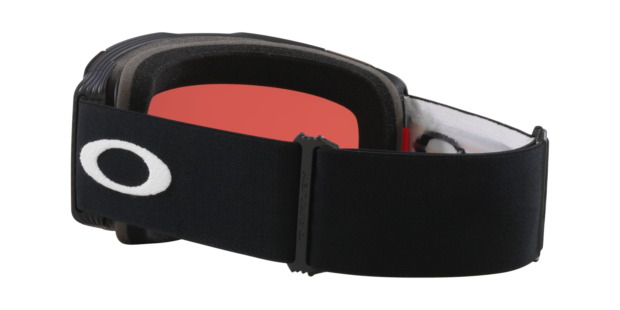 Oakley Line Miner™ Pro L Ski & Snowboard Goggles 2024 Black with Argon & Iced Iridium Lens Back_Angled_Left