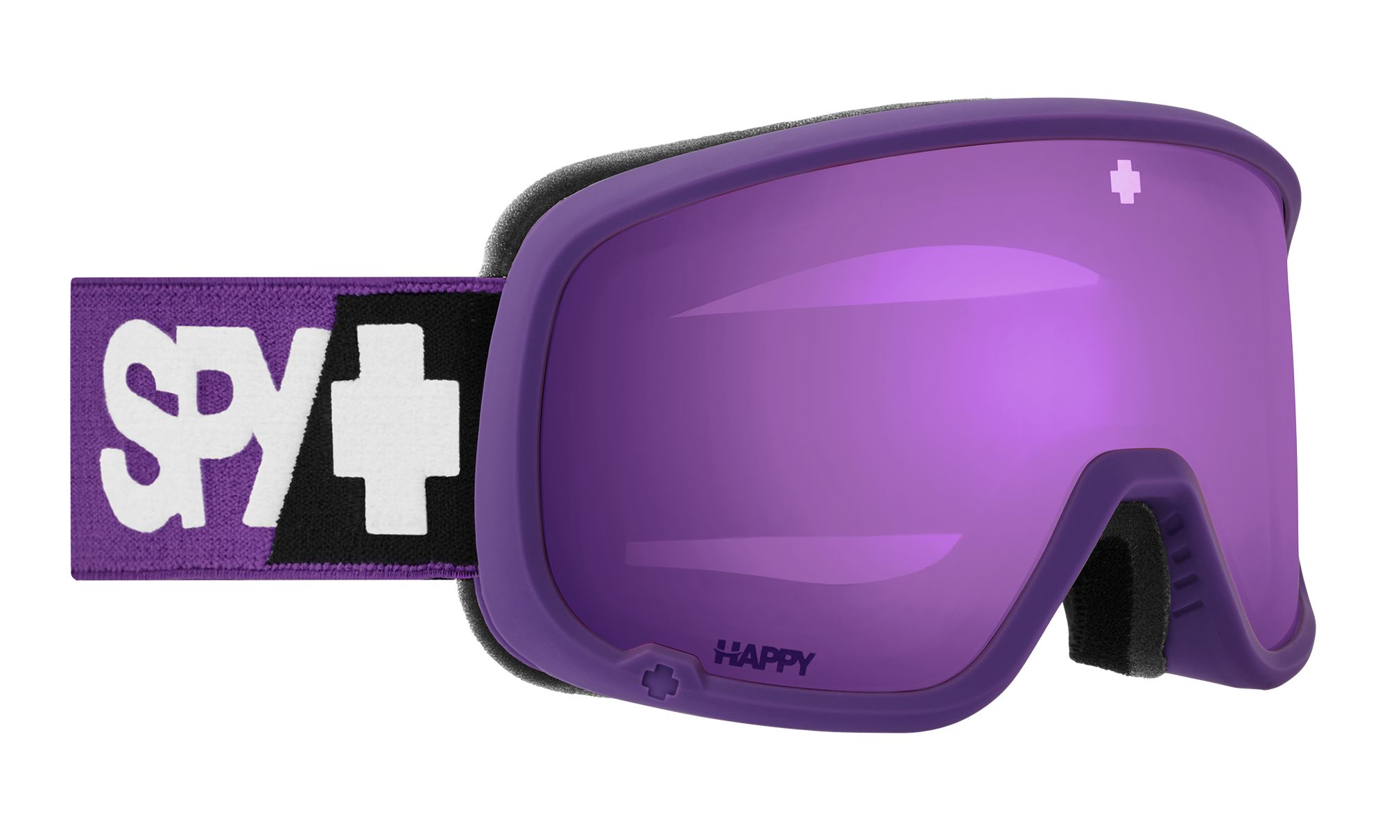 Spy Marshall 2.0 Women's Ski & Snowboard Goggles 2024/25 Purple with Rose Mirror Lens Front_Three_Fourths_Angled_Right