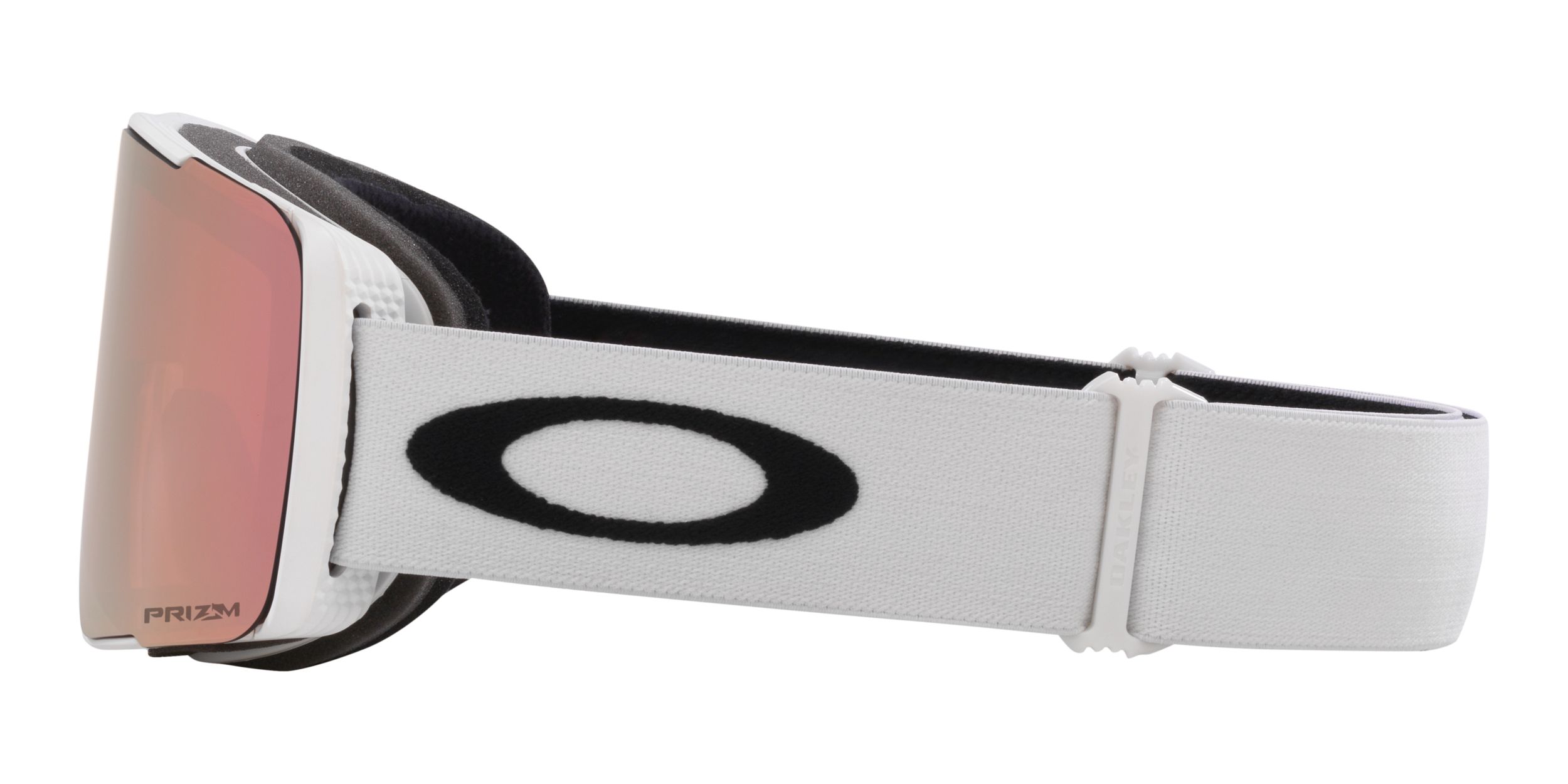 Oakley Line Miner™ Pro M Women's Ski & Snowboard Goggles 2024 White with Sapphire & Rose Lens Side_Left