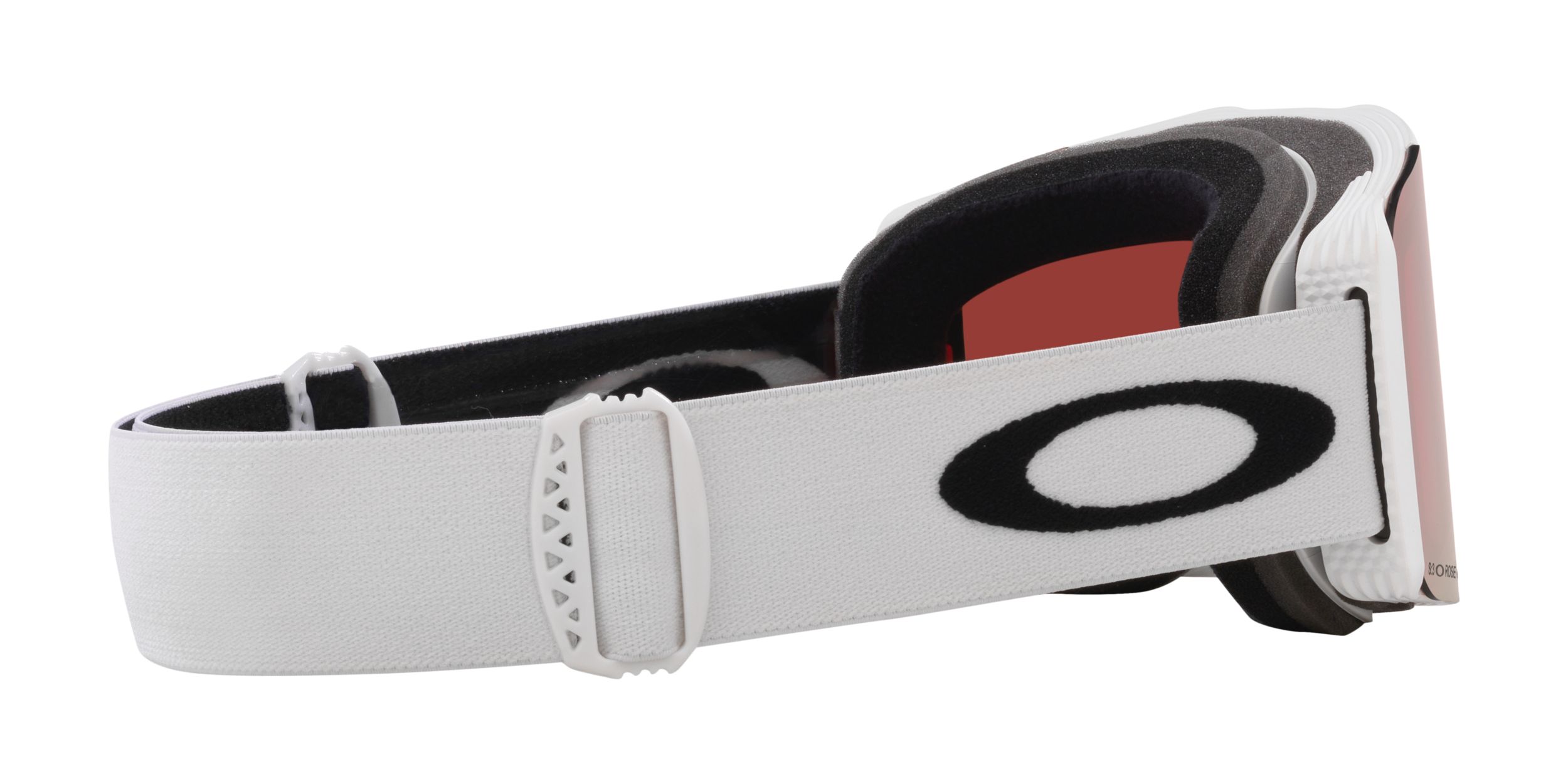 Oakley Line Miner™ Pro M Women's Ski & Snowboard Goggles 2024 White with Sapphire & Rose Lens Back_Angled_Right