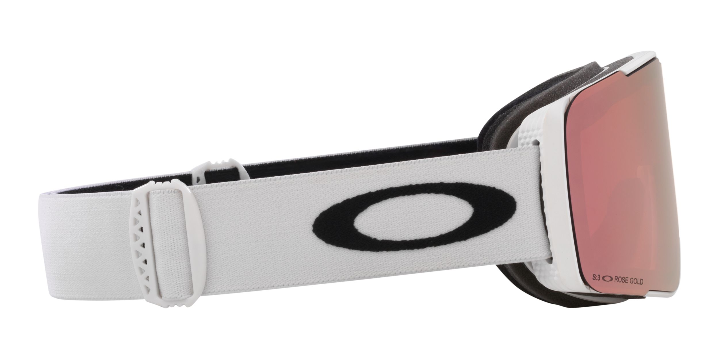 Oakley Line Miner™ Pro M Women's Ski & Snowboard Goggles 2024 White with Sapphire & Rose Lens Side_Right