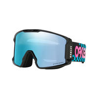 Oakley Line Miner™ L Ski & Snowboard Goggles 2025 Blue with Sapphire Lens Front_Angled_Left