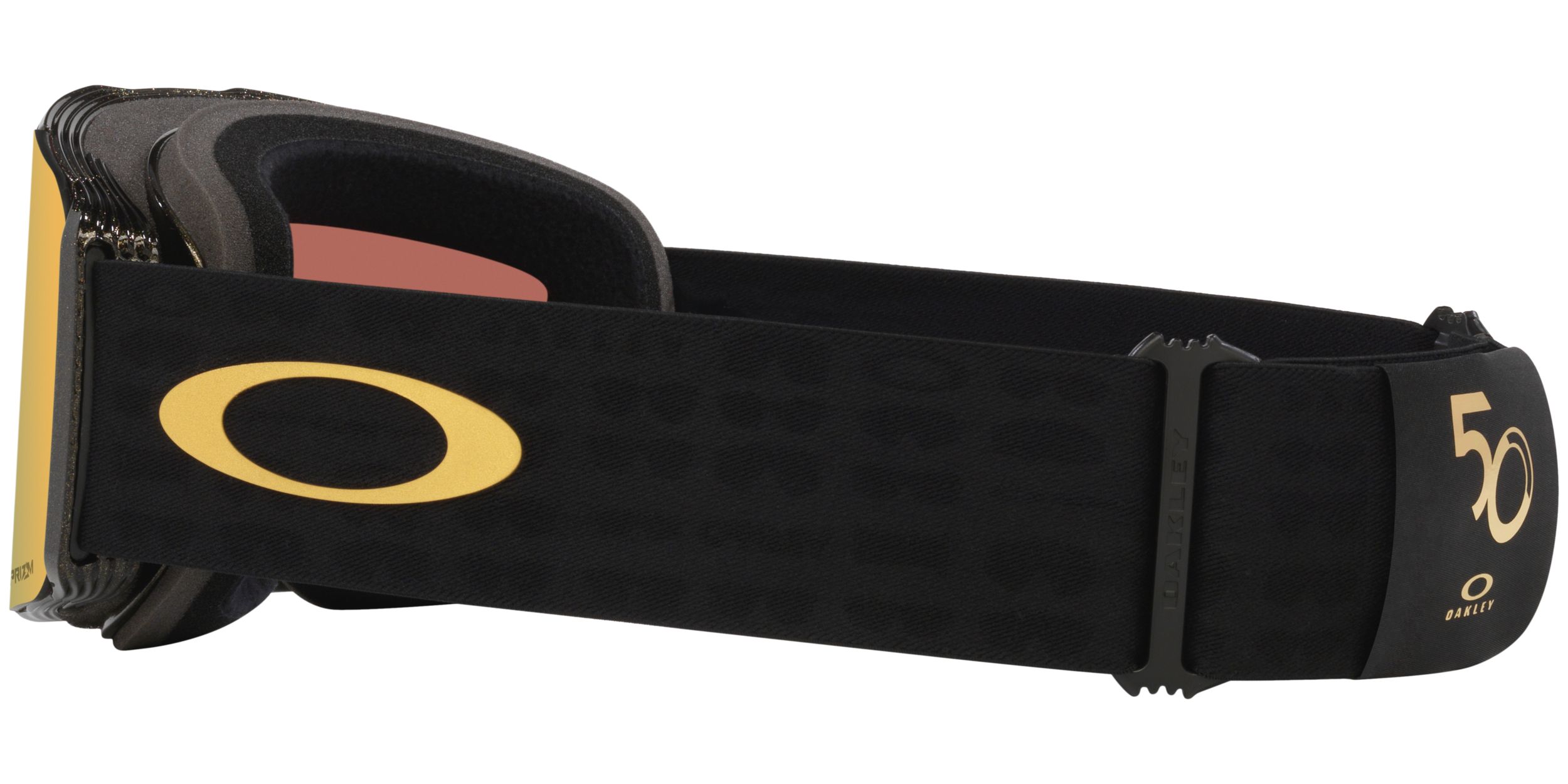 Oakley Line Miner™ Pro M 50th Anniversary Women's Ski & Snowboard Goggles 2025 Back_Angled_Left