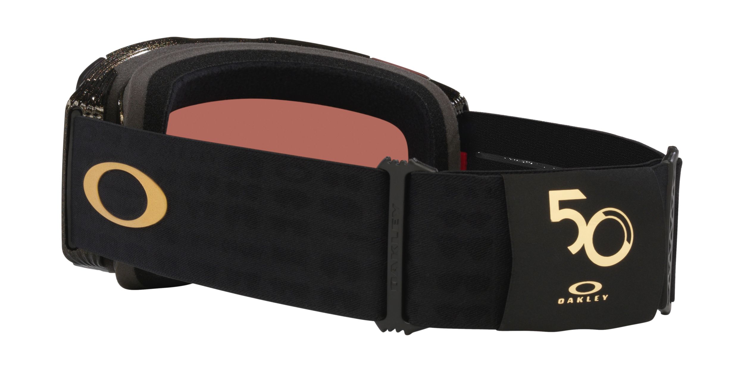 Oakley Line Miner™ Pro M 50th Anniversary Women's Ski & Snowboard Goggles 2025 Back_Angled_Left