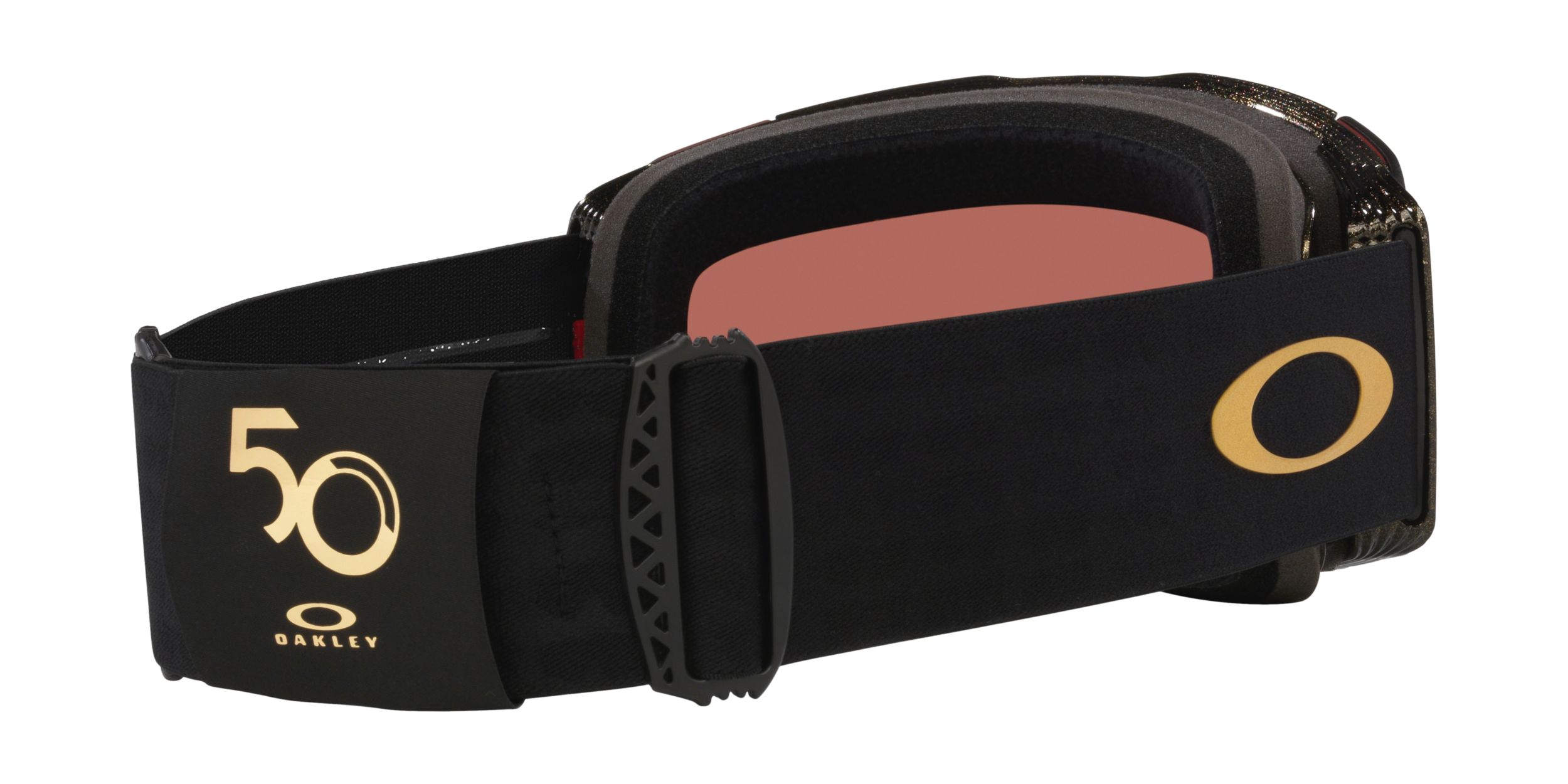 Oakley Line Miner™ Pro M 50th Anniversary Women's Ski & Snowboard Goggles 2025 Back_Angled_Right