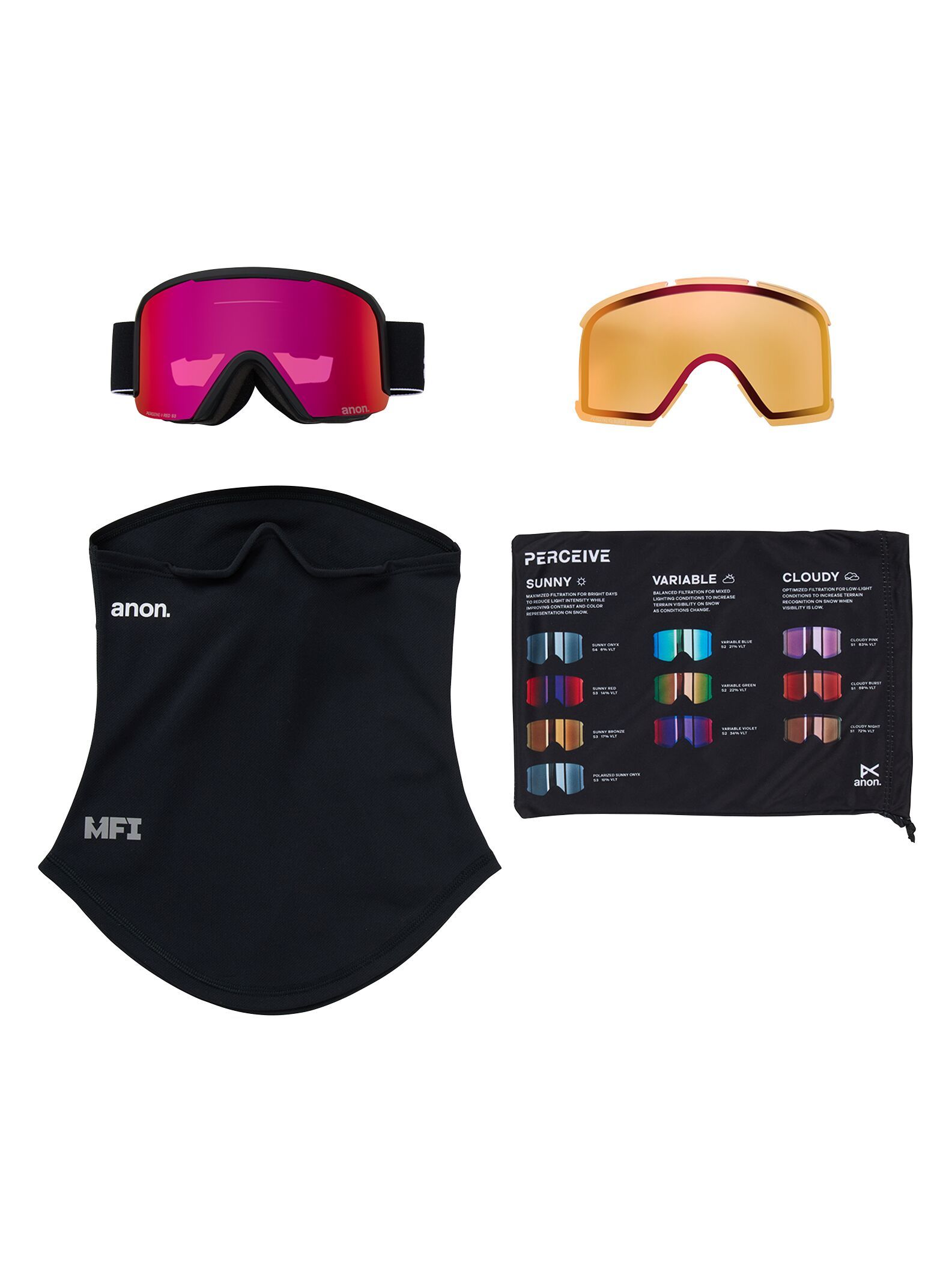 Anon Nesa Ski & Snowboard Goggles Composite_or_Mixed