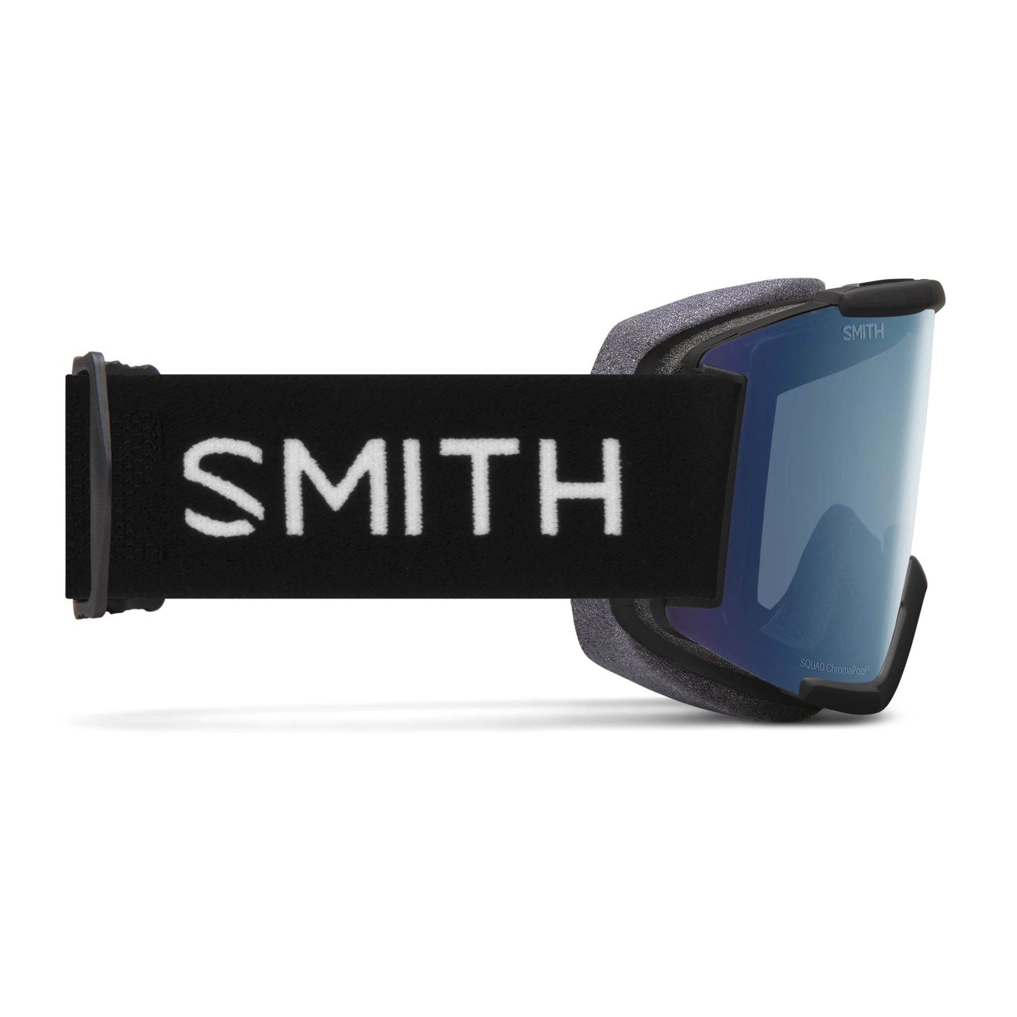 Smith Squad Ski & Snowboard Goggles - Black with Everyday Blue Mirror Lens Side_Right