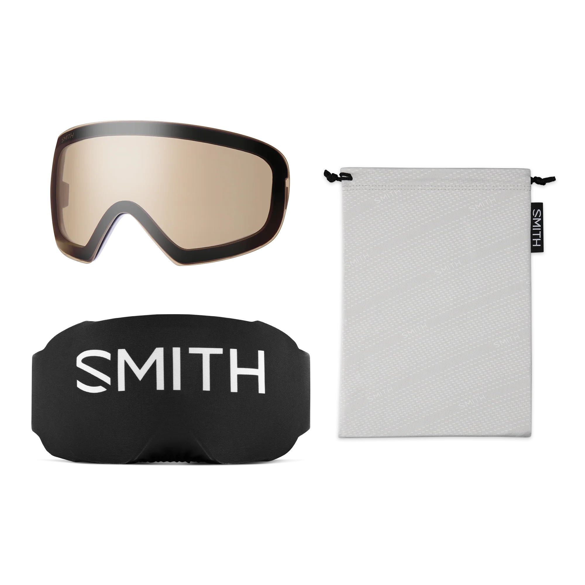 Smith I/O MAG S Women's Ski & Snowboard Goggles - Lunar Fog with Violet Mirror Lens Composite_or_Mixed