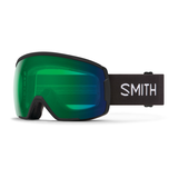 Smith Proxy Ski & Snowboard Goggles - Black with Everyday Green Mirror Lens Front_Angled_Left
