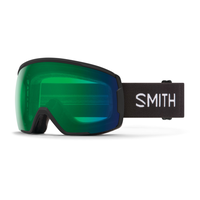 Smith Proxy Ski & Snowboard Goggles - Black with Everyday Green Mirror Lens Front_Angled_Left