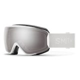 Smith Moment Women's Ski & Snowboard Goggles - White with Sun Platinum Mirror Lens Front_Angled_Left