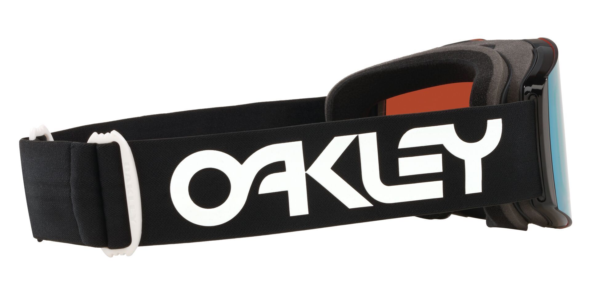 Oakley Fall Line L Ski & Snowboard Goggles 2026 - Fp Black With Prizm Sapphire Lens and Ridgelock Lens Change System Back_Angled_Right