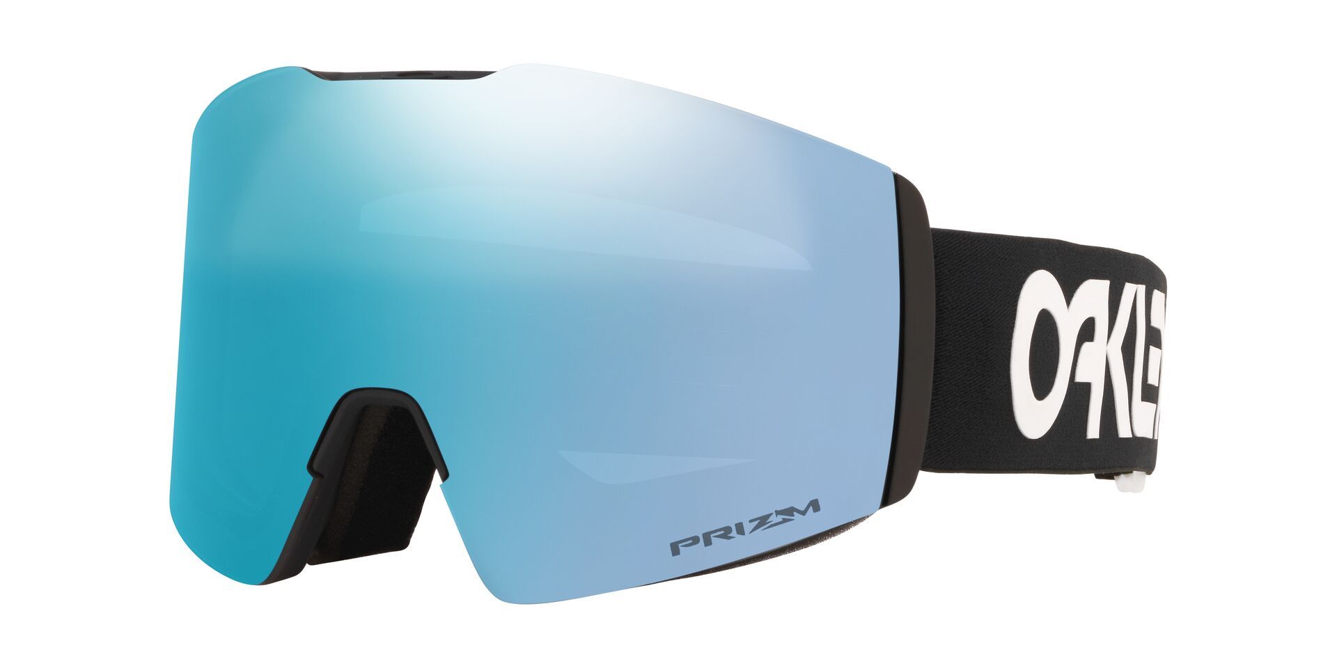 Oakley Fall Line L Ski & Snowboard Goggles 2026 - Fp Black With Prizm Sapphire Lens and Ridgelock Lens Change System Front_Angled_Left