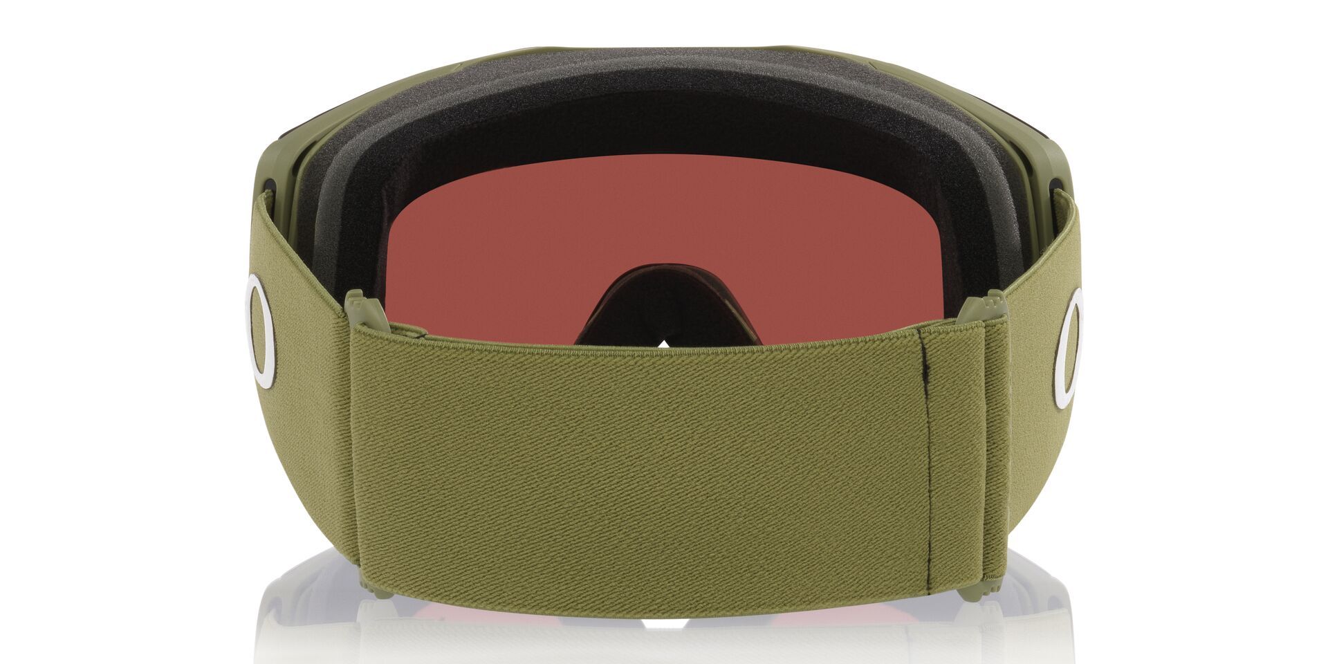 Oakley Fall Line L Ski & Snowboard Goggles 2026 - Fern With Sage Gold Lens and Ridgelock Lens System Back_Flat