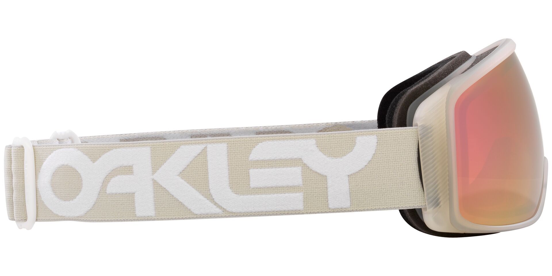 Oakley Flight Tracker Men's Ski & Snowboard Goggles 2026 - Grey With Rose Gold Lens and Anti-Fog Toric UV Protection Side_Right