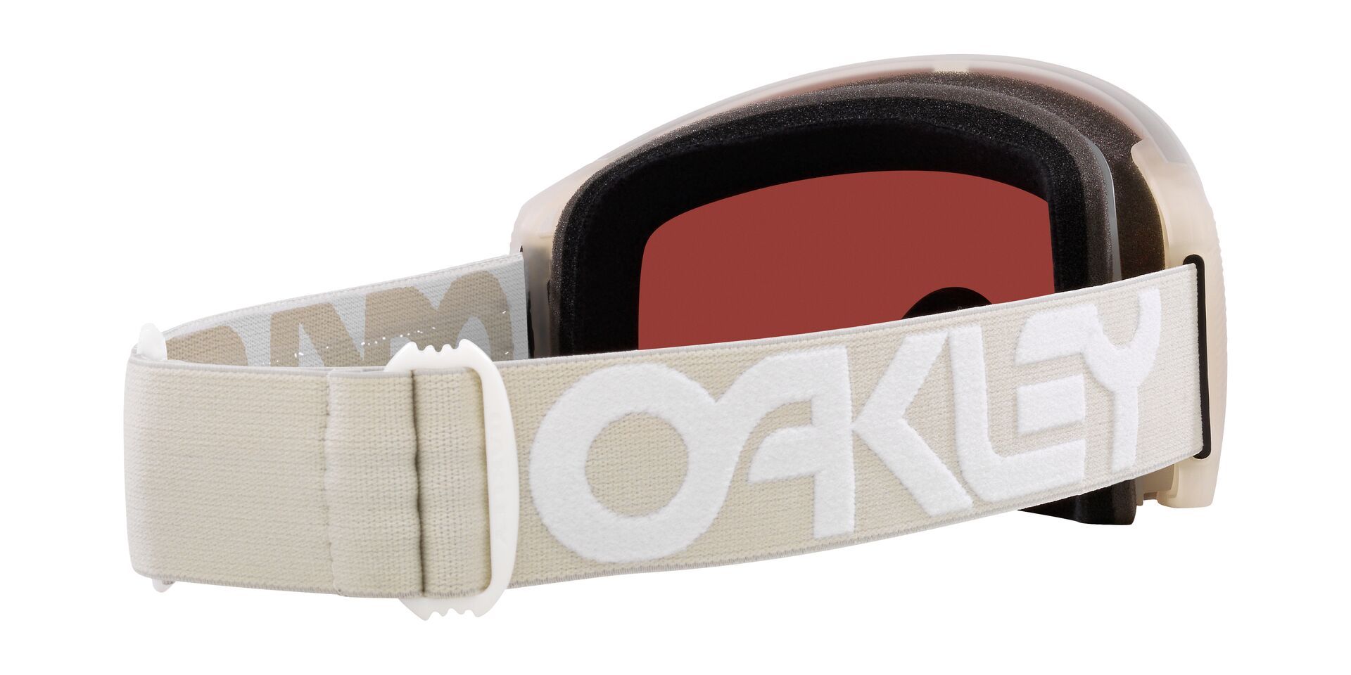 Oakley Flight Tracker Men's Ski & Snowboard Goggles 2026 - Grey With Rose Gold Lens and Anti-Fog Toric UV Protection Back_Angled_Right