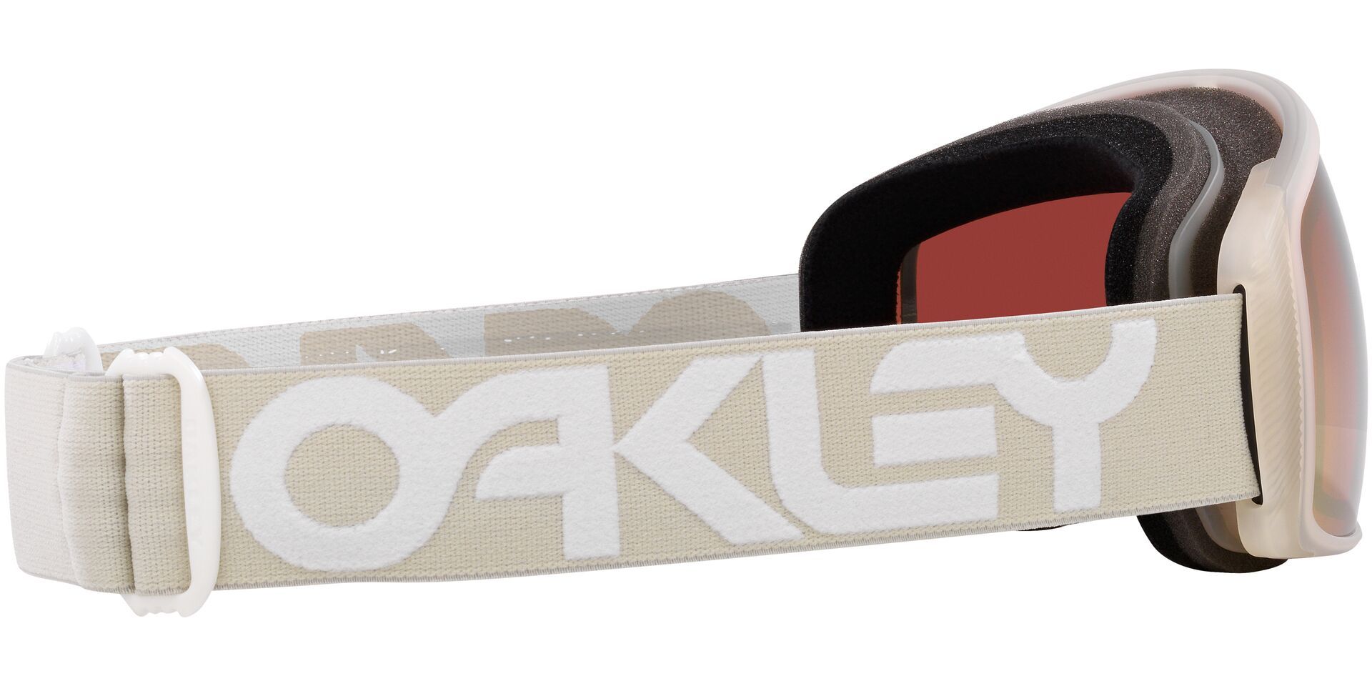 Oakley Flight Tracker Men's Ski & Snowboard Goggles 2026 - Grey With Rose Gold Lens and Anti-Fog Toric UV Protection Side_Right