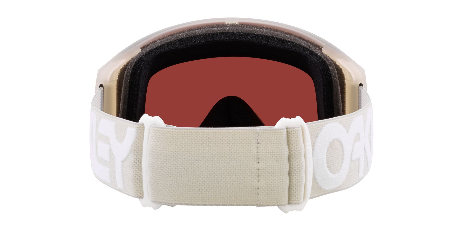Oakley Flight Tracker Men's Ski & Snowboard Goggles 2026 - Grey With Rose Gold Lens and Anti-Fog Toric UV Protection Back_Flat