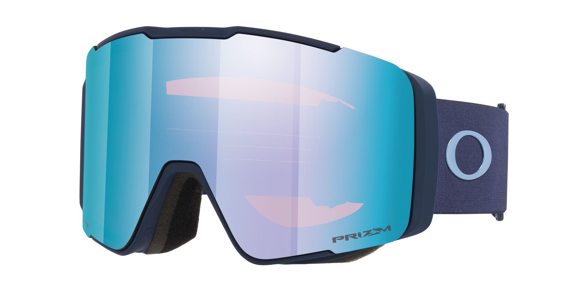 Oakley Line Miner™ Pro L Ski & Snowboard Goggles 2026 - Abyss With Prizm Sapphire Lens for Wide Field of View Front_Angled_Left