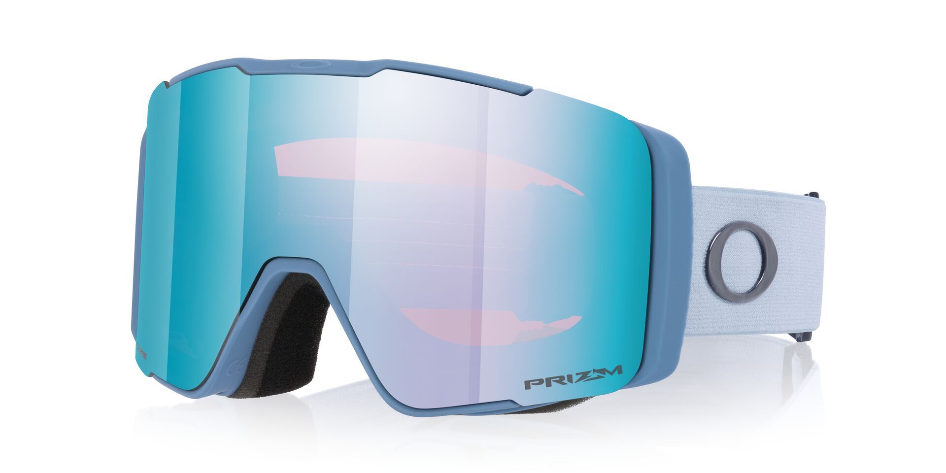 Oakley Line Miner™ Pro Ski & Snowboard Goggles 2026 - Stonewash With Prizm Sapphire Lens Front_Angled_Left