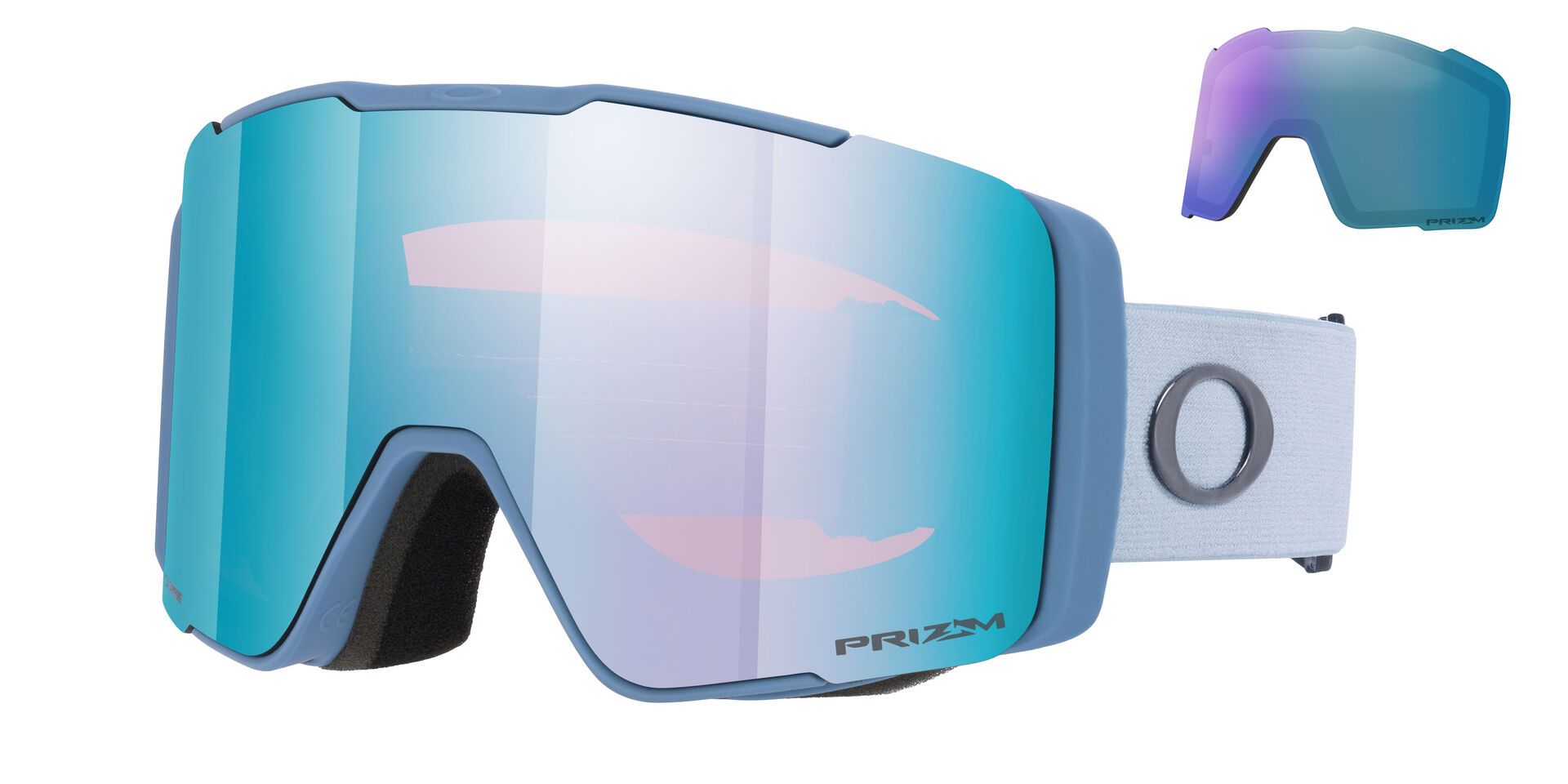Oakley Line Miner™ Pro Ski & Snowboard Goggles 2026 - Stonewash With Prizm Sapphire Lens Composite_or_Mixed