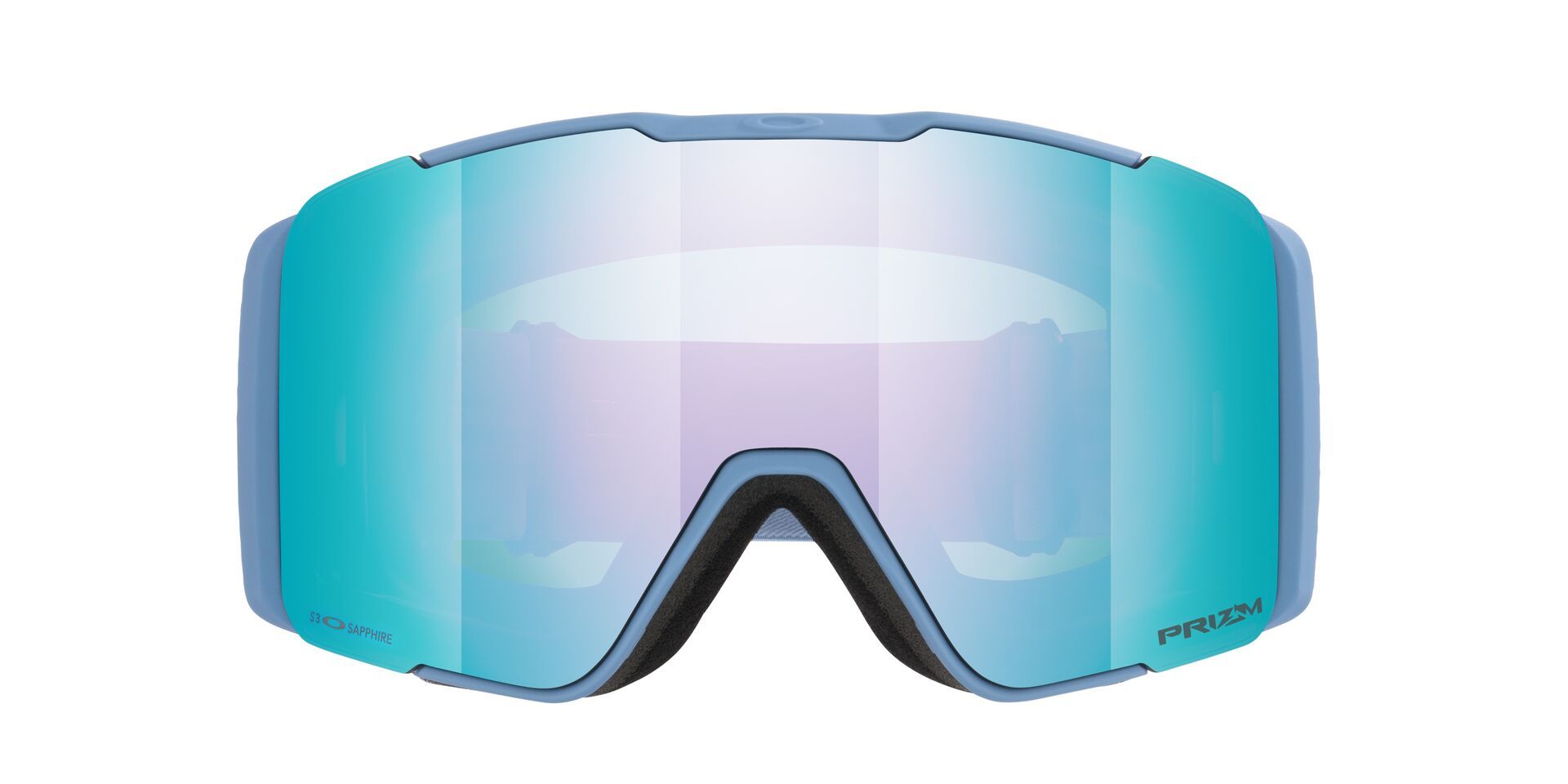 Oakley Line Miner™ Pro Ski & Snowboard Goggles 2026 - Stonewash With Prizm Sapphire Lens Front_Flat