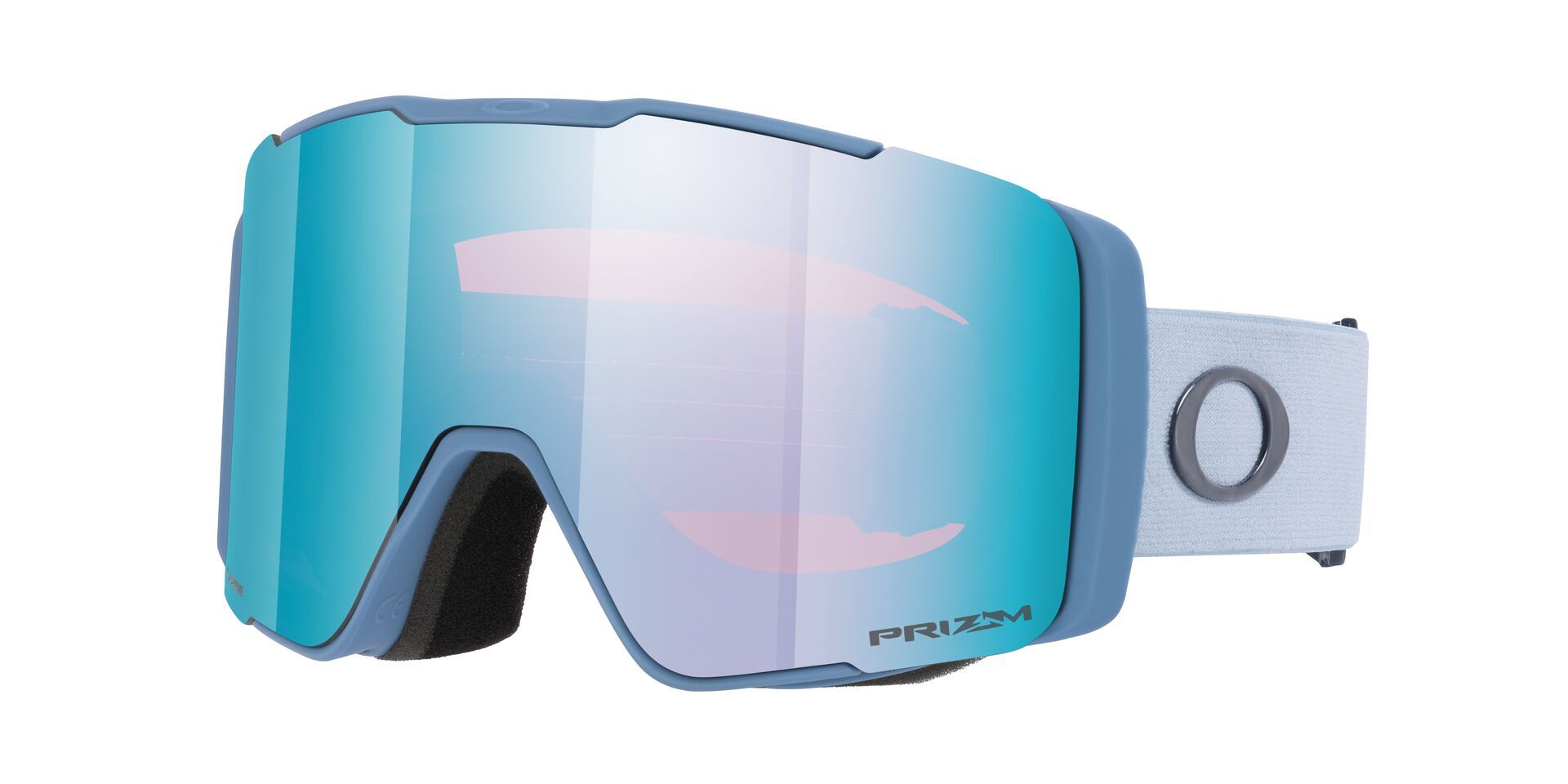 Oakley Line Miner™ Pro Ski & Snowboard Goggles 2026 - Stonewash With Prizm Sapphire Lens Front_Angled_Left