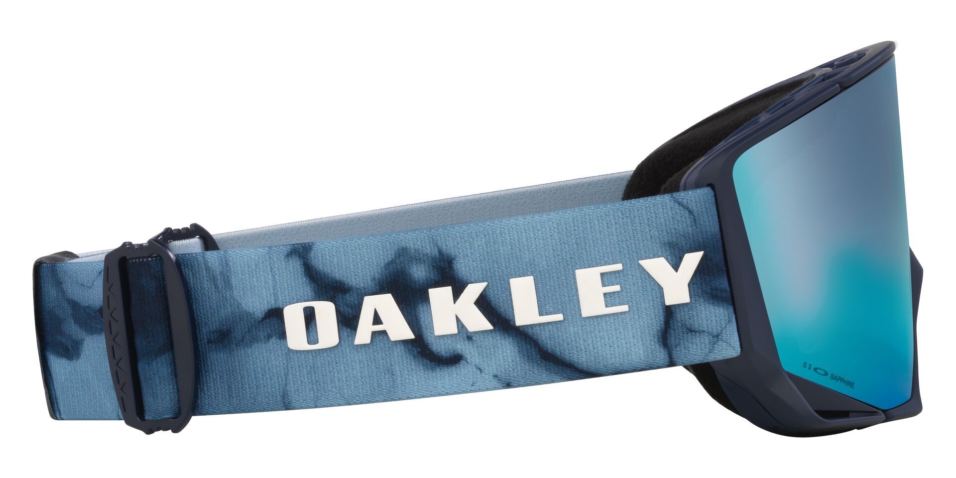 Oakley Flow Scape™ L Women's Ski & Snowboard Goggles 2026 - Klide Signature With Prizm Sapphire Lens, Wide-View Snow Goggles Side_Right