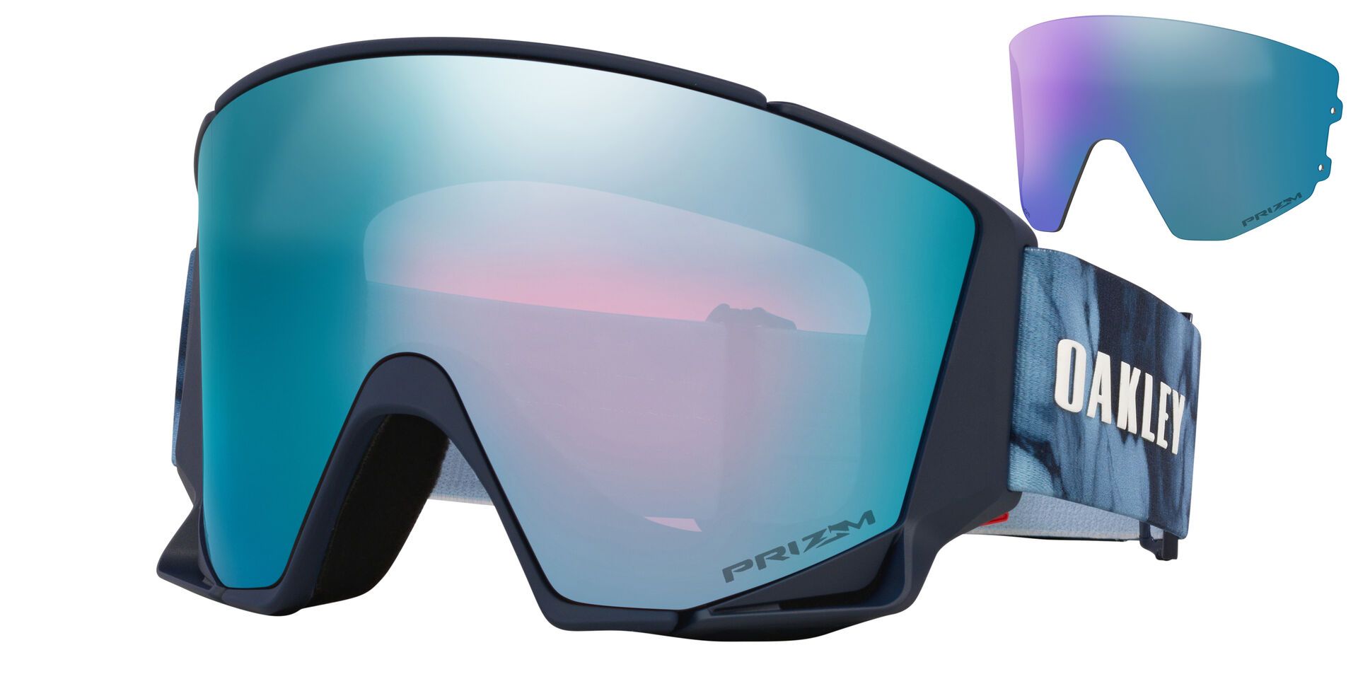 Oakley Flow Scape™ L Women's Ski & Snowboard Goggles 2026 - Klide Signature With Prizm Sapphire Lens, Wide-View Snow Goggles Composite_or_Mixed