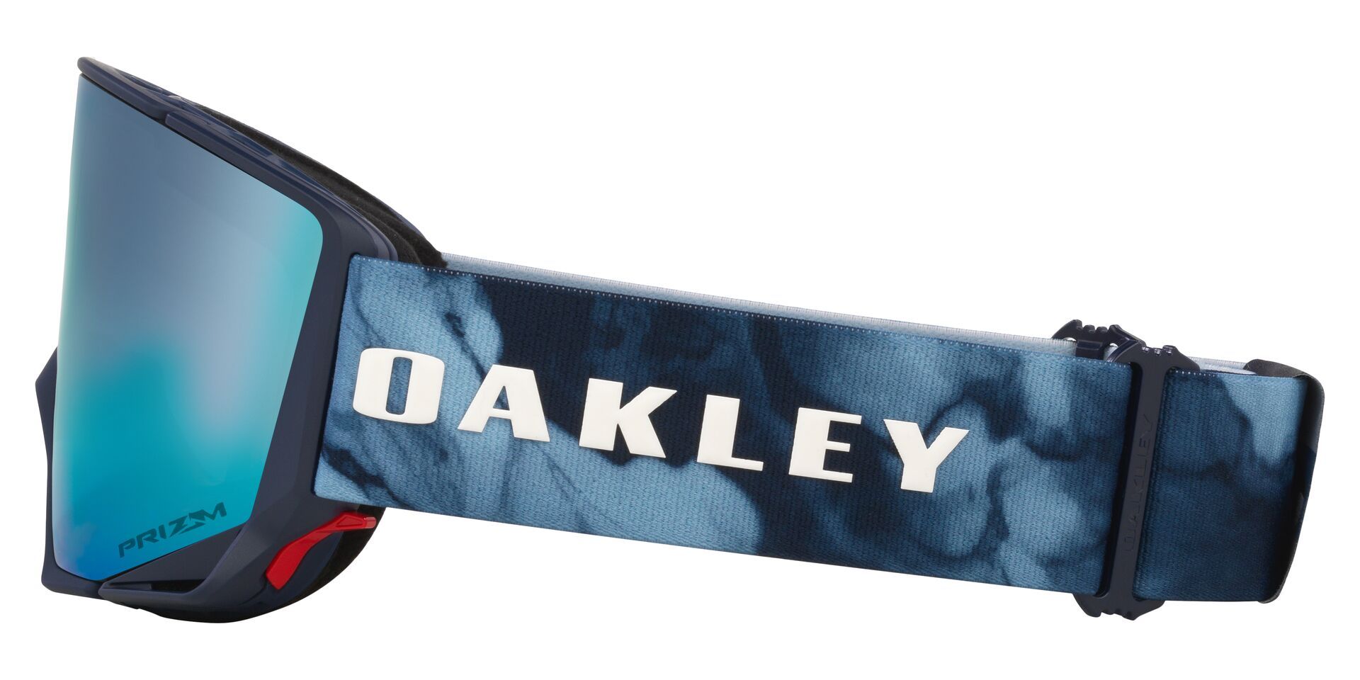 Oakley Flow Scape™ L Women's Ski & Snowboard Goggles 2026 - Klide Signature With Prizm Sapphire Lens, Wide-View Snow Goggles Side_Left
