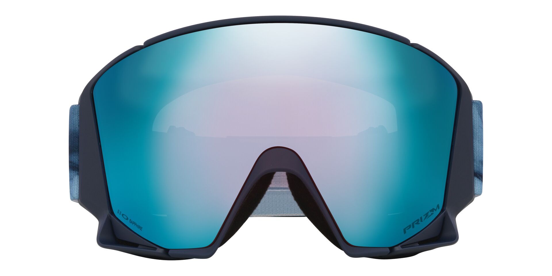 Oakley Flow Scape™ L Women's Ski & Snowboard Goggles 2026 - Klide Signature With Prizm Sapphire Lens, Wide-View Snow Goggles Front_Flat