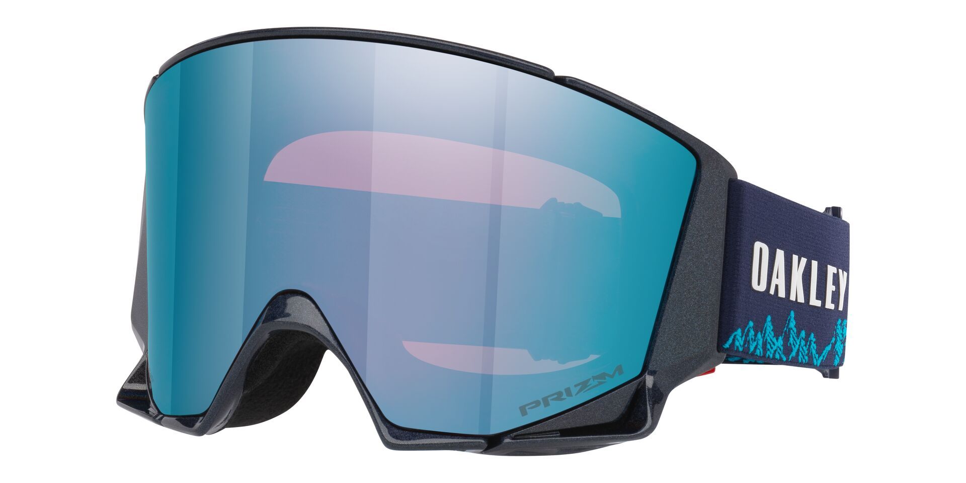 Oakley Flow Scape™ Ski & Snowboard Goggles 2026 - Shiffrin Signature With Prizm Sapphire Lens Front_Angled_Left